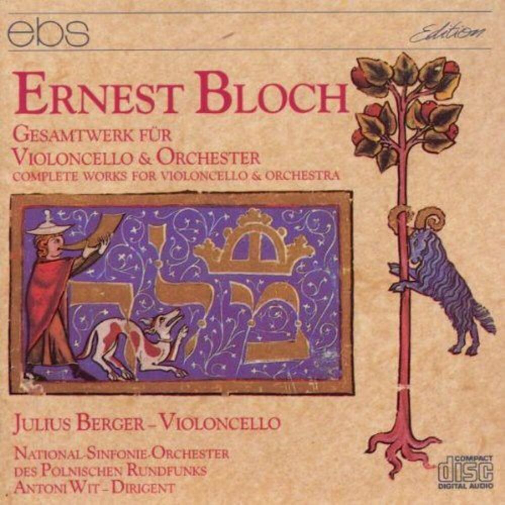 Bloch / Berger,Julius / Polish Nat'L Rso, Wit - Complete Works for Cello &
